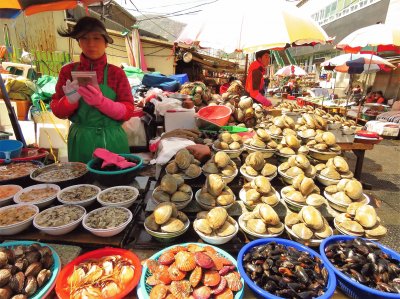 Mercado en Seul