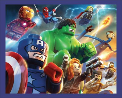 Superheroes lego jigsaw puzzle