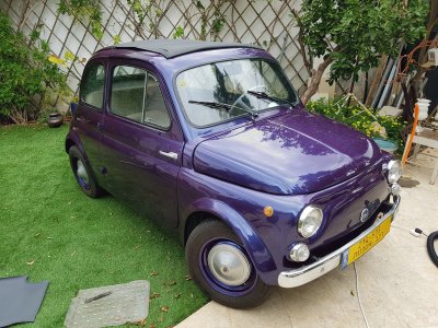 FIAT 500 melanzana