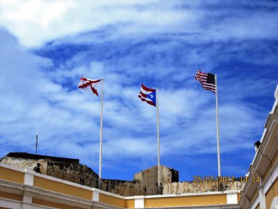 פאזל של Banderas en San Juan, Puerto Rico.