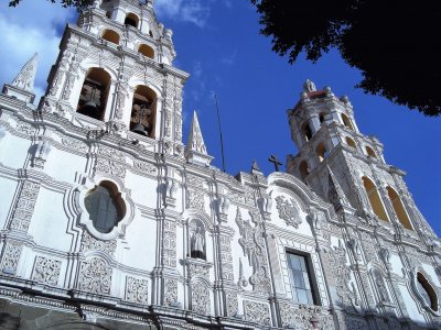 Templo en la Ciudad de Puebla, MÃ©xico.