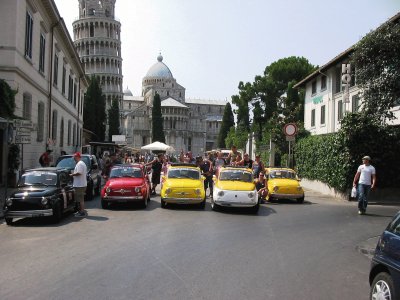 פאזל של Fiat 500-Pisa