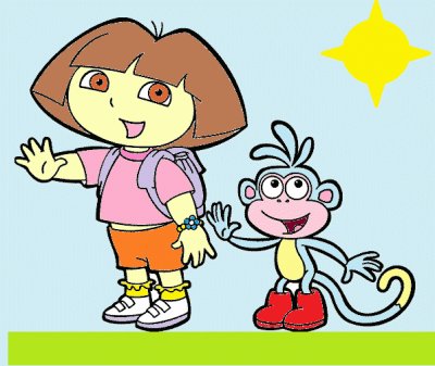 Dora y botas jigsaw puzzle