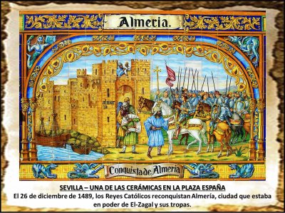 SEVILLA â€“ UNA DE LAS CERÃMICAS EN LA PLAZA ESPAÃ‘A