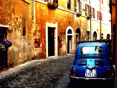 FIAT 500 Trastevere jigsaw puzzle