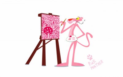 pink panther jigsaw puzzle