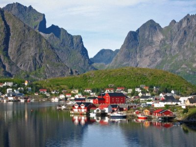 NorvÃ¨ge Ã®les Lofoten jigsaw puzzle