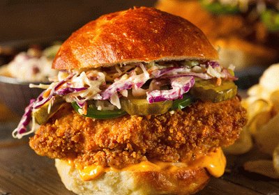 פאזל של chicken mega burger