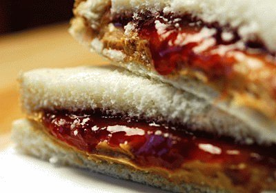 peanut butter and jelly sandwich