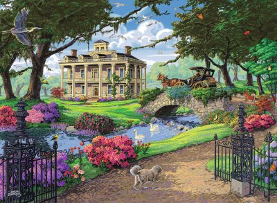 Fantastic mansion jigsaw puzzle