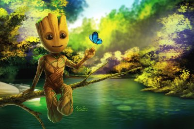 Groot jigsaw puzzle