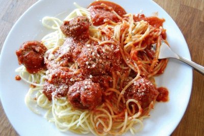 פאזל של spaguetti and meatballs