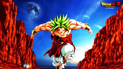 Broly from DBZ jigsaw puzzle