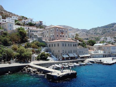 Isla griega en el  Mar Egeo.