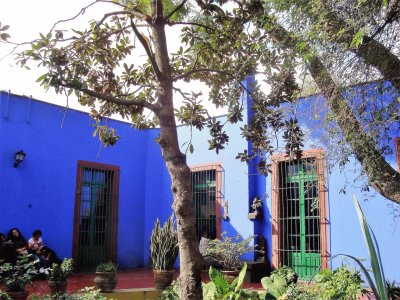 פאזל של Museo Frida Kahlo en CoyoacÃ¡n, Ciudad de MÃ©xico.