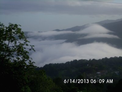 Low Clouds, over Taulabe and Yojoa Lake jigsaw puzzle