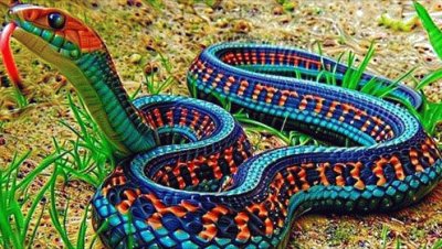 Color Snake jigsaw puzzle