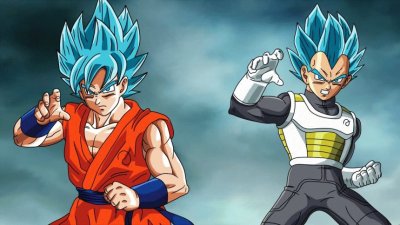 Goku y vegeta Blue