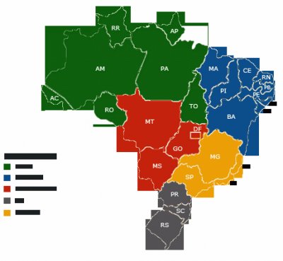 Mapa Brasil jigsaw puzzle
