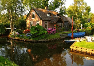 פאזל של Maison au bord de l 'eau