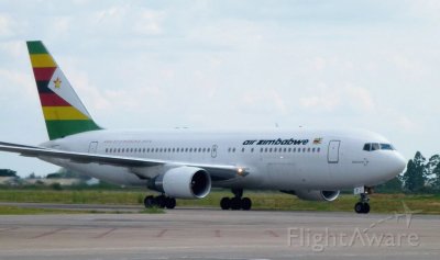 פאזל של Air Zimbabwe Boeing 767-200 Zimbabue