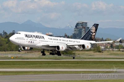 Iron Maiden Boeing 747-400 Estados Unidos