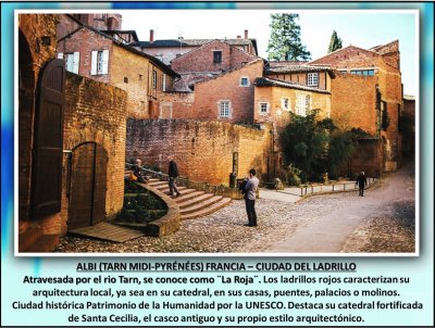 ALBI (TARN MIDI-PYRÃ‰NÃ‰ES) FRANCIA â€“ CIUDAD DEL LADRILLO