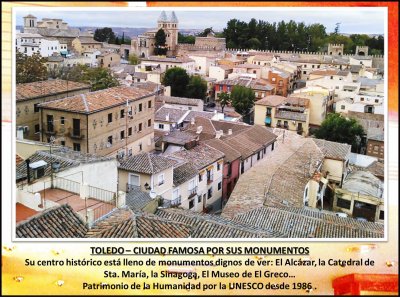 TOLEDO â€“ CIUDAD FAMOSA POR SUS MONUMENTOS