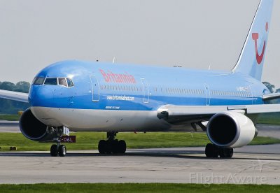 Britannia Airways Boeing 767-300 Reino Unido