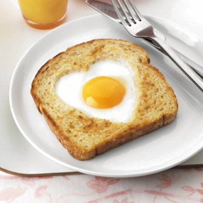 Breakfast Heart Toast