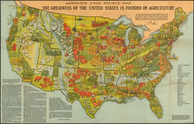 USA Food Map