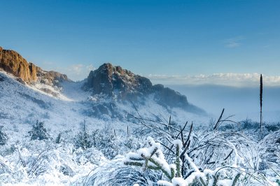 פאזל של Chisos Mountain Snow