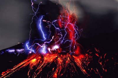 Iceland Volcanic Ligtning jigsaw puzzle