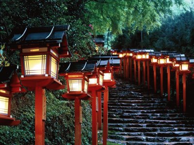 Kyoto, Japan kibune shrine jigsaw puzzle