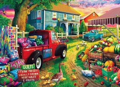 country jigsaw puzzle