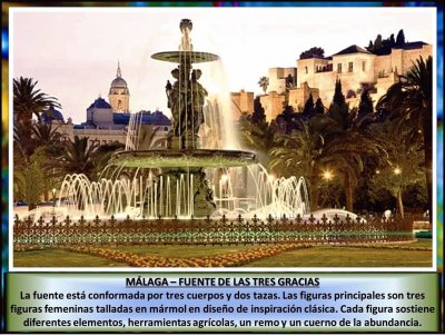 MÃLAGA â€“ FUENTE DE LAS TRES GRACIAS