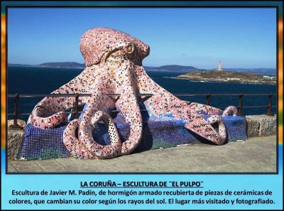 פאזל של LA CORUÃ‘A â€“ ESCULTURA DE Â¨EL PULPOÂ¨