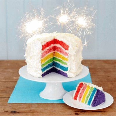 rainbow cake