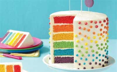 פאזל של rainbow cake