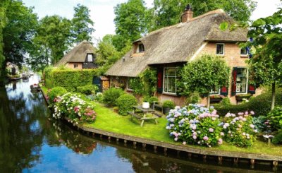 פאזל של Giethoorn- Netherlands