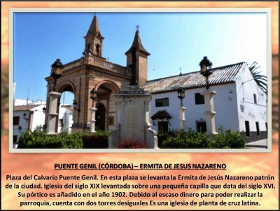 PUENTE GENIL (CÃ“RDOBA) â€“ ERMITA DE JESUS NAZARENO jigsaw puzzle