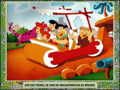 AHÃ LOS TIENES. SE VAN DE VACACIONES EN SU BÃ“LIDO jigsaw puzzle