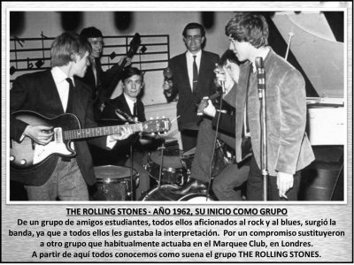 THE ROLLING STONES - AÃ‘O 1962, SU INICIO COMO GRUPO