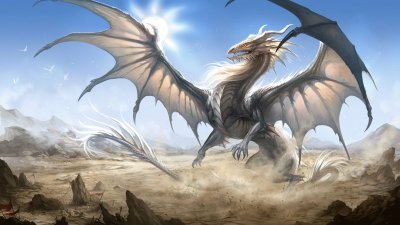 Dragon majestueux jigsaw puzzle