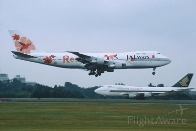פאזל של JALways Boeing 747-200 Japon