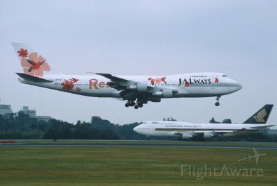 JALways Boeing 747-200 Japon jigsaw puzzle