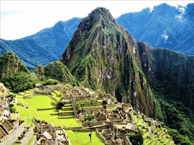 פאזל של Machu Picchu.