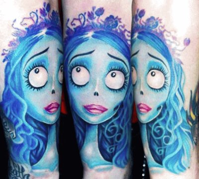 tattoo Corpse bride jigsaw puzzle