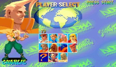 Street Fighter Alpha Select jigsaw puzzle
