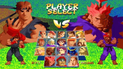 Street Fighter Alpha 2 Select jigsaw puzzle